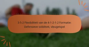 3-5-2 Flexibiliteit van de 4-1-2-1-2 Formatie: Defensieve soliditeit, vleugelspel