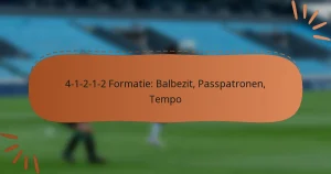 4-1-2-1-2 Formatie: Balbezit, Passpatronen, Tempo