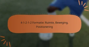 4-1-2-1-2 Formatie: Ruimte, Beweging, Positionering