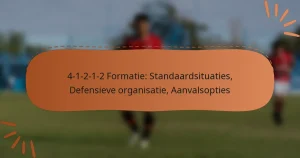 4-1-2-1-2 Formatie: Standaardsituaties, Defensieve organisatie, Aanvalsopties