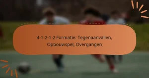 4-1-2-1-2 Formatie: Tegenaanvallen, Opbouwspel, Overgangen