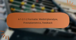 4-1-2-1-2 Formatie: Wedstrijdanalyse, Prestatiemetrics, Feedback