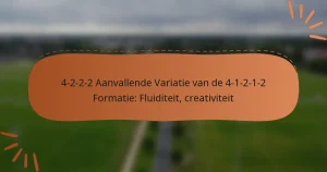 4-2-2-2 Aanvallende Variatie van de 4-1-2-1-2 Formatie: Fluiditeit, creativiteit