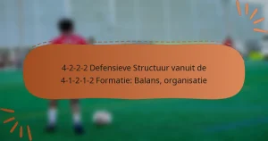 4-2-2-2 Defensieve Structuur vanuit de 4-1-2-1-2 Formatie: Balans, organisatie