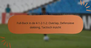 Full-Back in de 4-1-2-1-2: Overlap, Defensieve dekking, Tactisch inzicht