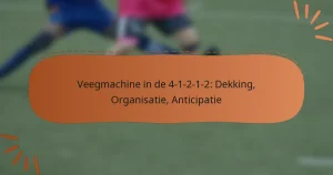 Veegmachine in de 4-1-2-1-2: Dekking, Organisatie, Anticipatie